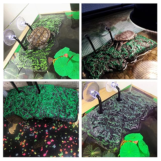 Foto 3 de 5 de BigTron Willdo Plataforma de Reptile Plataforma de Tortuga PU Espuma Acuario Flotador Decoración