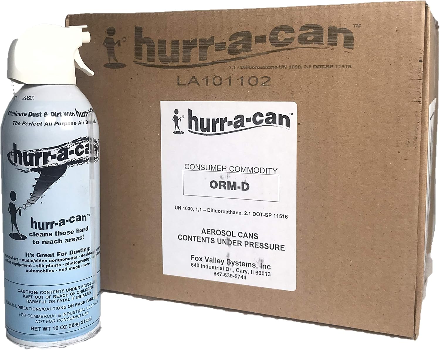 Dust Off HurrACan Compressed Air Duster Can Dustoff, All Purpose Air Duster