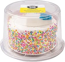 5" Vanilla Birthday Cake Celebration, Double Layered with Buttrcreme Icing and Sprinkles, Frozen Celebration Dessert, Snack Cakes, White