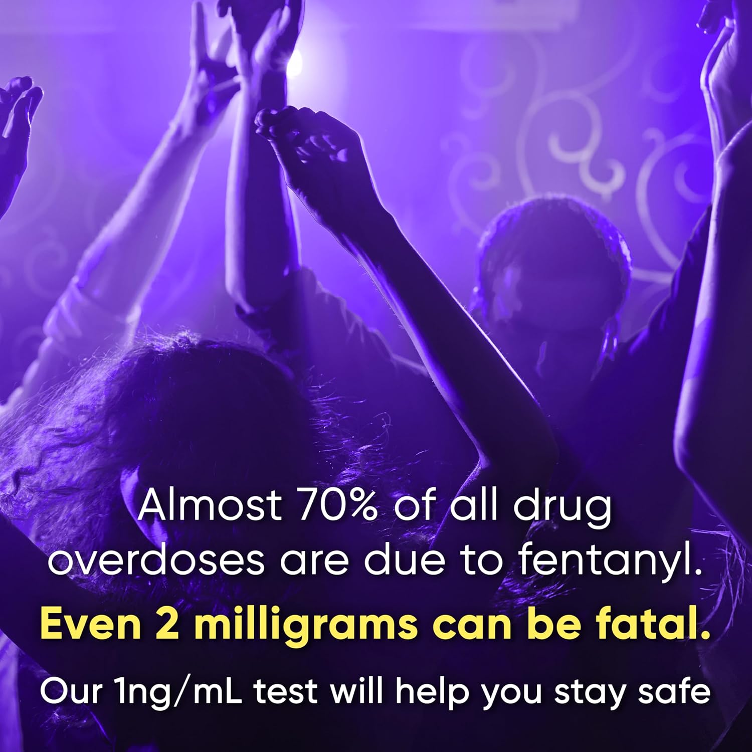 SAFE LIFE Fentanyl Urine Test Dip Card – Highly Sensitive, 1 ng/ml Low Cutoff, Accurate & Easy at-Home Drug Test for OTC Use [ 5 Pack]