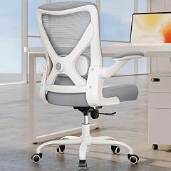 Ergonomic Office Chair - X-Shaped Computer Desk Chairs Comfy Mesh High-Back Gaming Chair with Adjustable Lumbar Support Executive