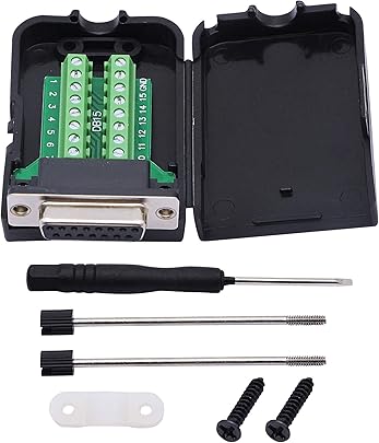 Cerrxian DB15 nbsp adattatore RS-232 nbsp interfaccia seriale DB15 nbsp femmina connettore vite lunga F1 Cerrxian DB15 nbsp adattatore RS-232 nbsp interfaccia seriale DB15 nbsp femmina connettore vite lunga F1