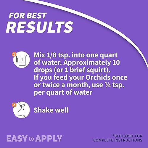 Miniatura 3 de Bonide Liquid Orchid Food - Fertilizante líquido concentrado de 9-7-9, 8 onzas para raíces y flores fuertes, uso al regar