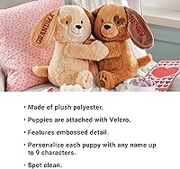 Vista 13 de Let's Make Memories 30369451 - Monos de peluche personalizados para parejas, diseño de animales de peluche, multicolor