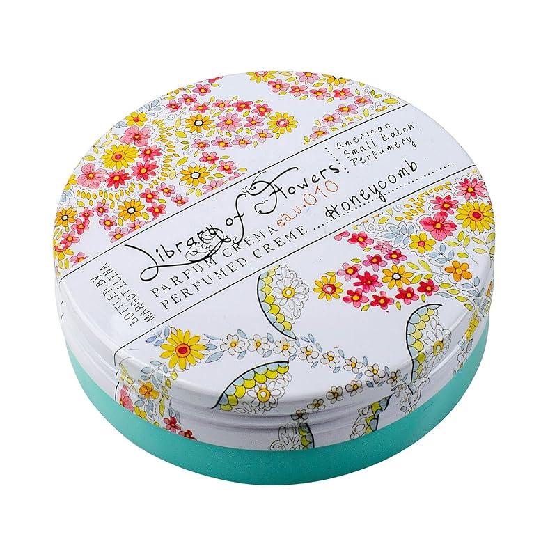 Library of Flowers Honeycomb Parfum Crema, bálsamo de perfume sólido, 113 g