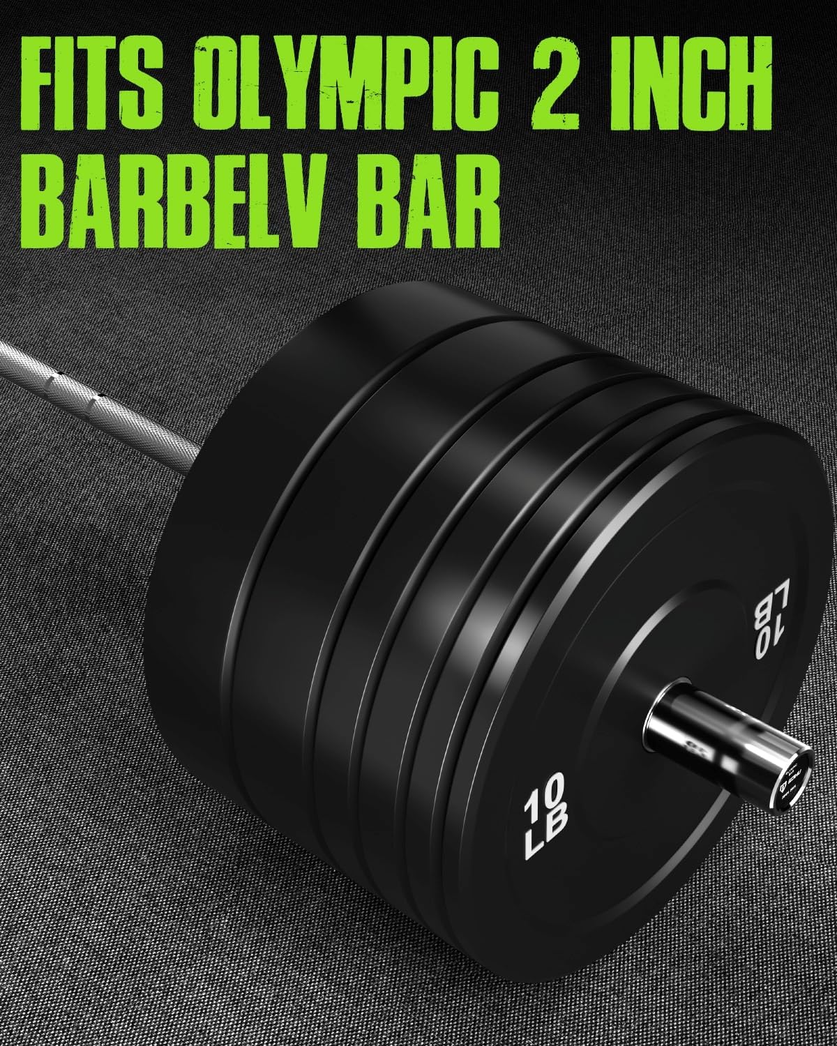 PB01 7FT Olympic Barbell, Weight Bar with Knurled Grip for Squats, Deadlifts, Weightlifting, Strength Training, Bench Press, Fits 2-inch Standard Weight Plates, 1500LB Capacity