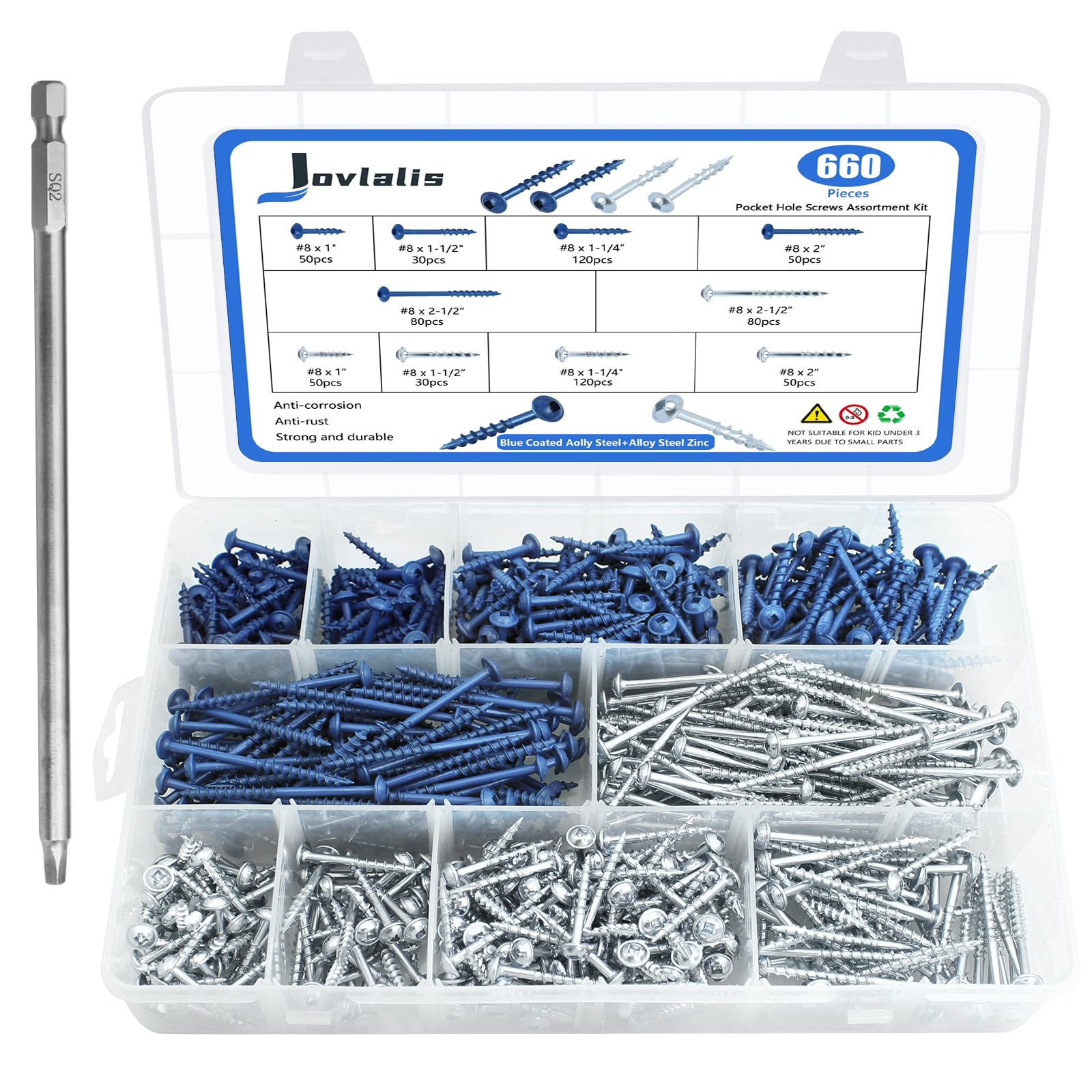 Jovlalis 660-Piece Kit
