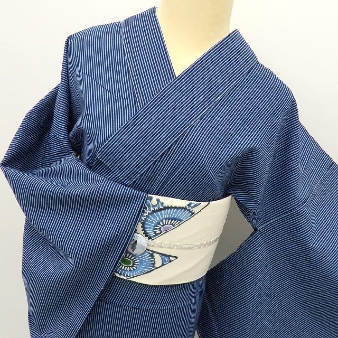 Amazon.co.jp: 竺仙 縦縞 トールサイズ 高級浴衣 着物 A2305