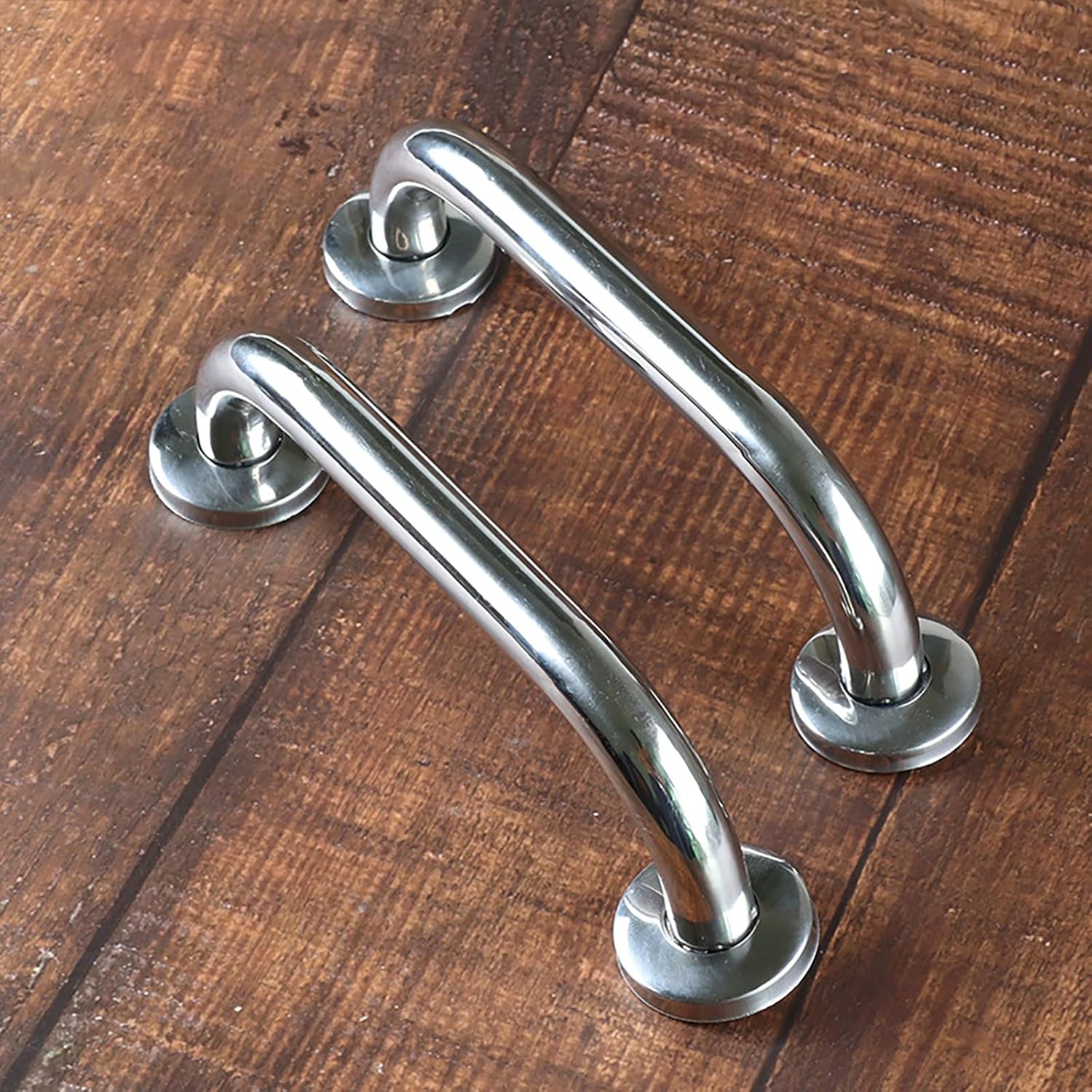 Gate Handle Stainless Steel Gate Pull Handle Fence Cabinet Handles for Outdoor Garage Interior Silver 2 Pack,a