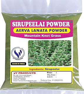 ROSEVILL Sirupeelai Powder 200g | Aerva Lanata | Mountain Knot Grass Powder (Pack of 2x100g)