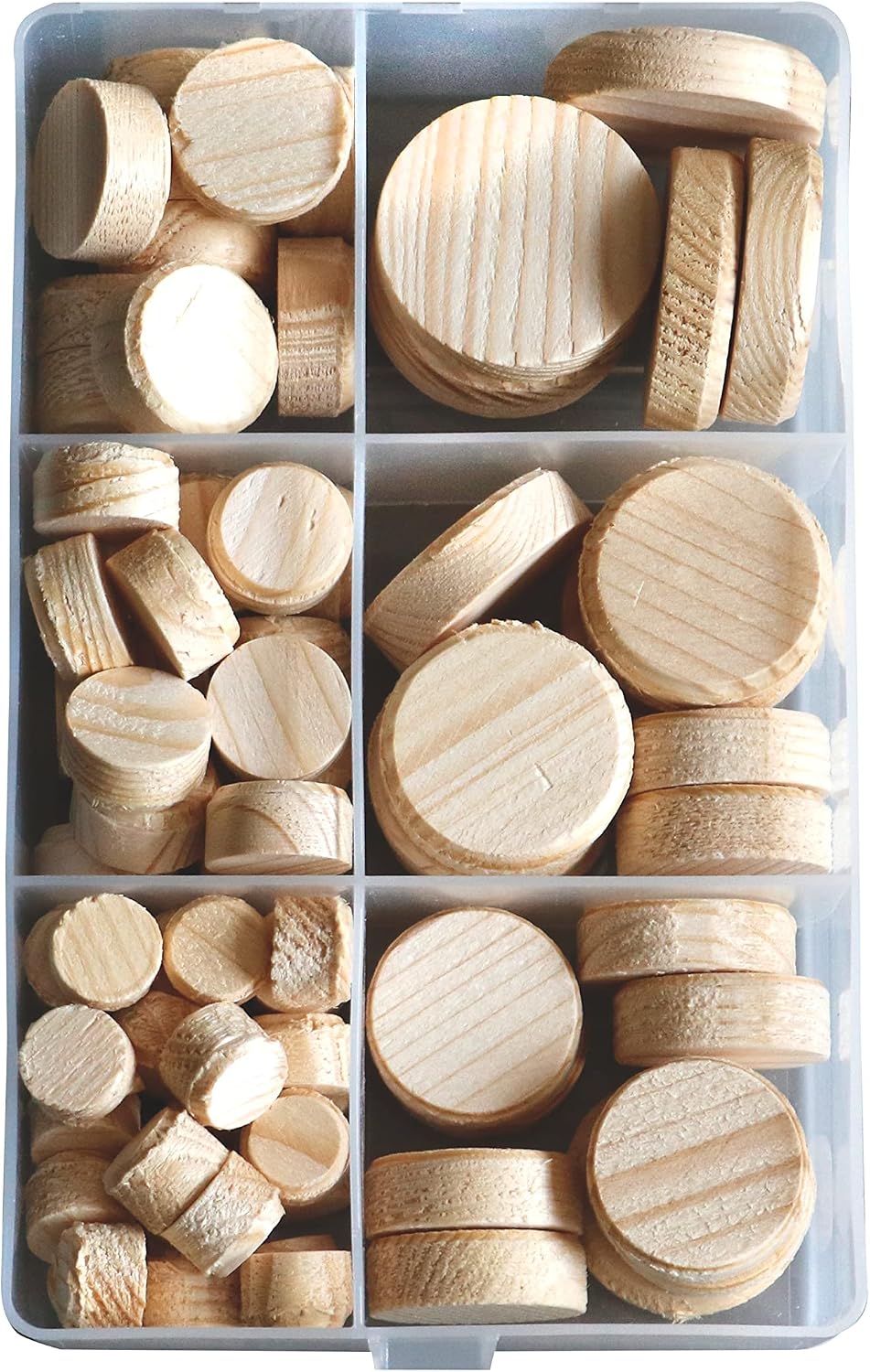 TOX Cookie 094900300 Mini Set with Crosswood Spruce Repairing Faulty Areas in Wood in Various Sizes 1x Box, Brown, Miniset