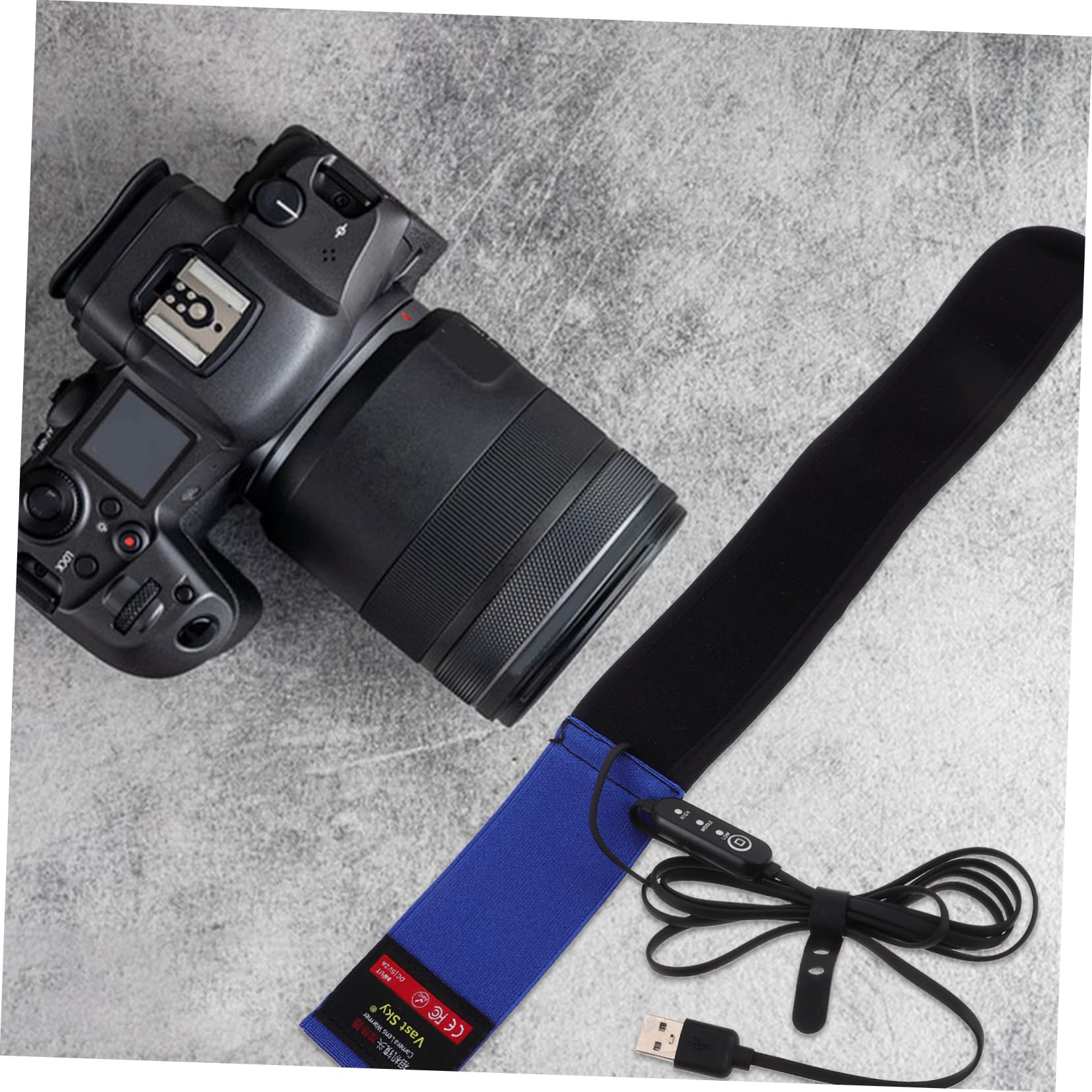 Chauffe-Objectif USB Réglable pour Appareil Photo Et Bande Anti-Condensation à Trois De Température pour Photographie Et pour Diamètre
