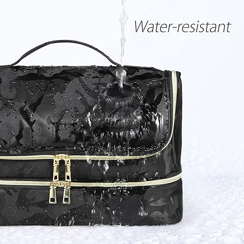 Miniatura 5 de Pripher Estuche de viaje de doble capa compatible con Dyson Airwrap Styler con compartimento impermeable, bolsa de viaje portátil impermeable bolsa