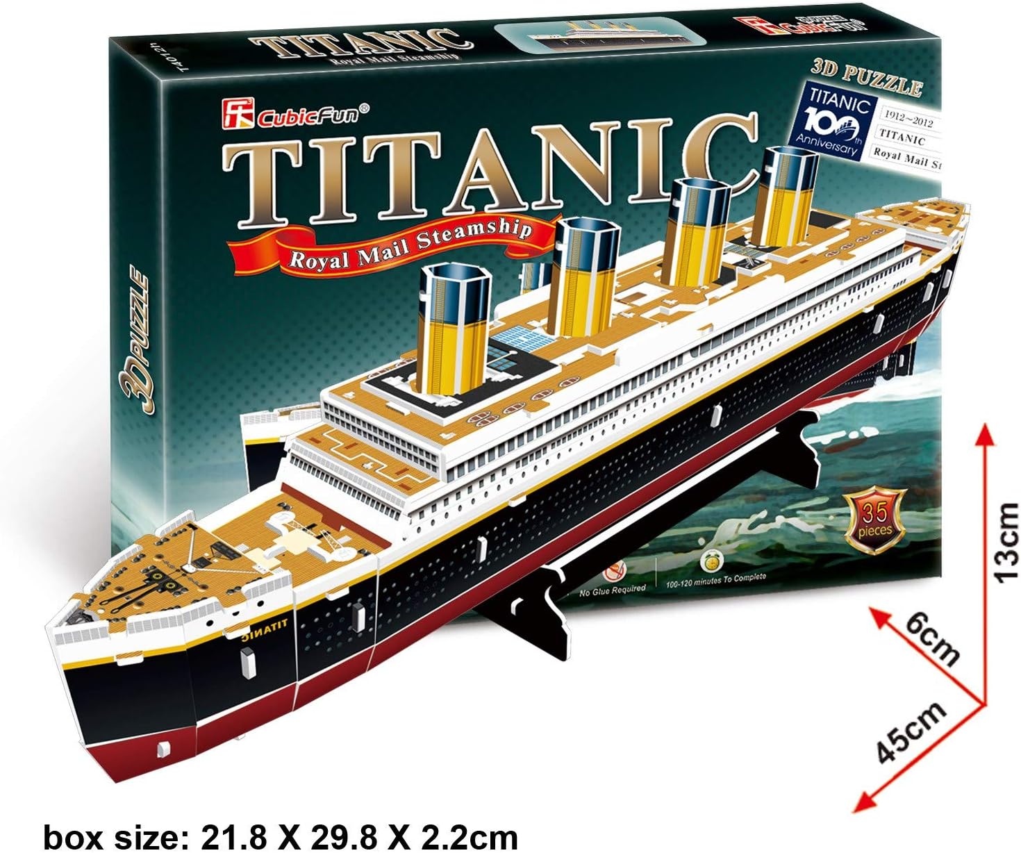 Kid's 3D Puzzles Titanic Ship Model - T4012H