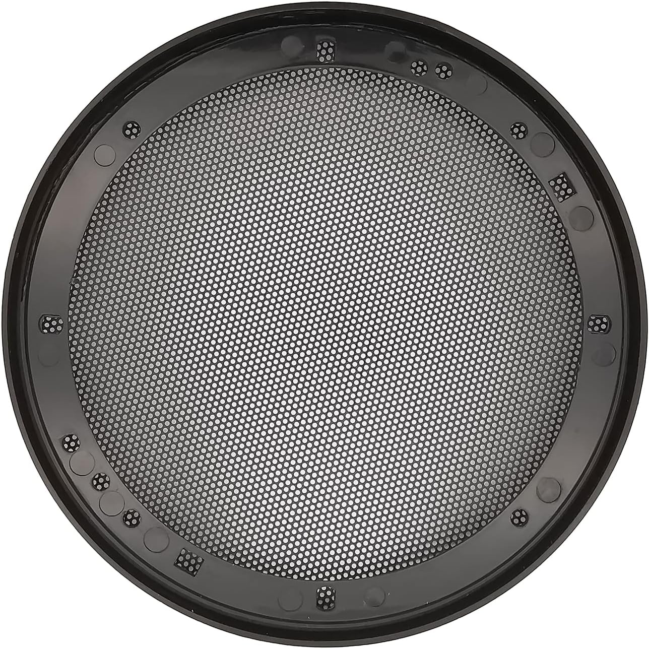 6.5" Speaker Grill Covers, Car Speaker Subwoofer Guard Protector, ABS Plastic Frame with Metal Mesh, Black - 2Pcs