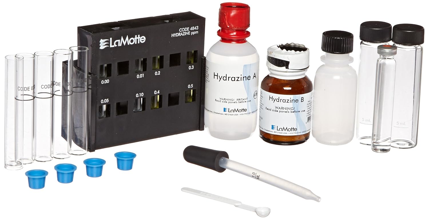 LaMotte 4850 Model PHZR Hydrazine Test Kit, BiColor Reader with Octet