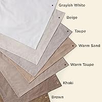 Vista 6 de Bedsure, juego de edredón tamaño king - Ropa de cama suave color taupe para todas las estaciones, juego de cama teñido catiónico, 3 piezas, 1