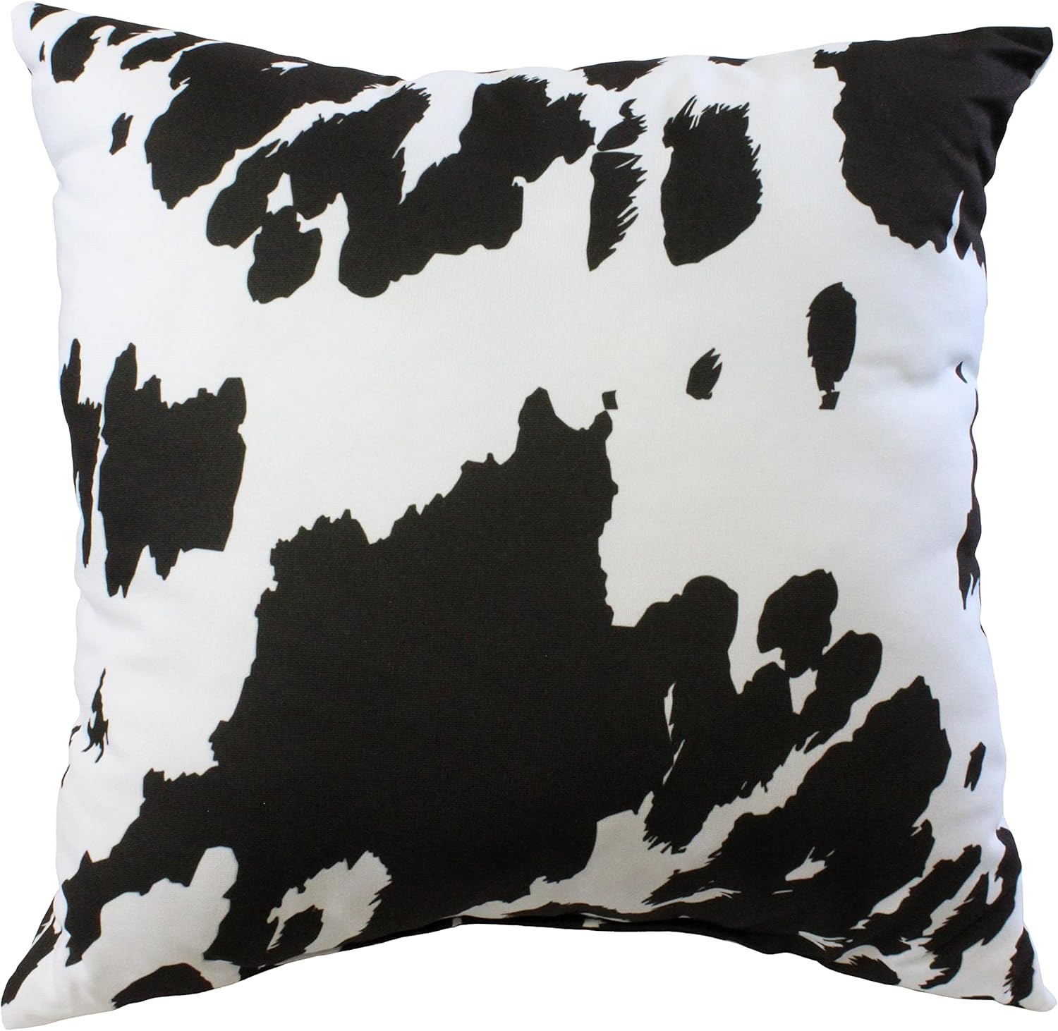 College Covers Animal Print Pillows Decorative Pillow, 16" X 16", Leopard Pastel Gradient/Black