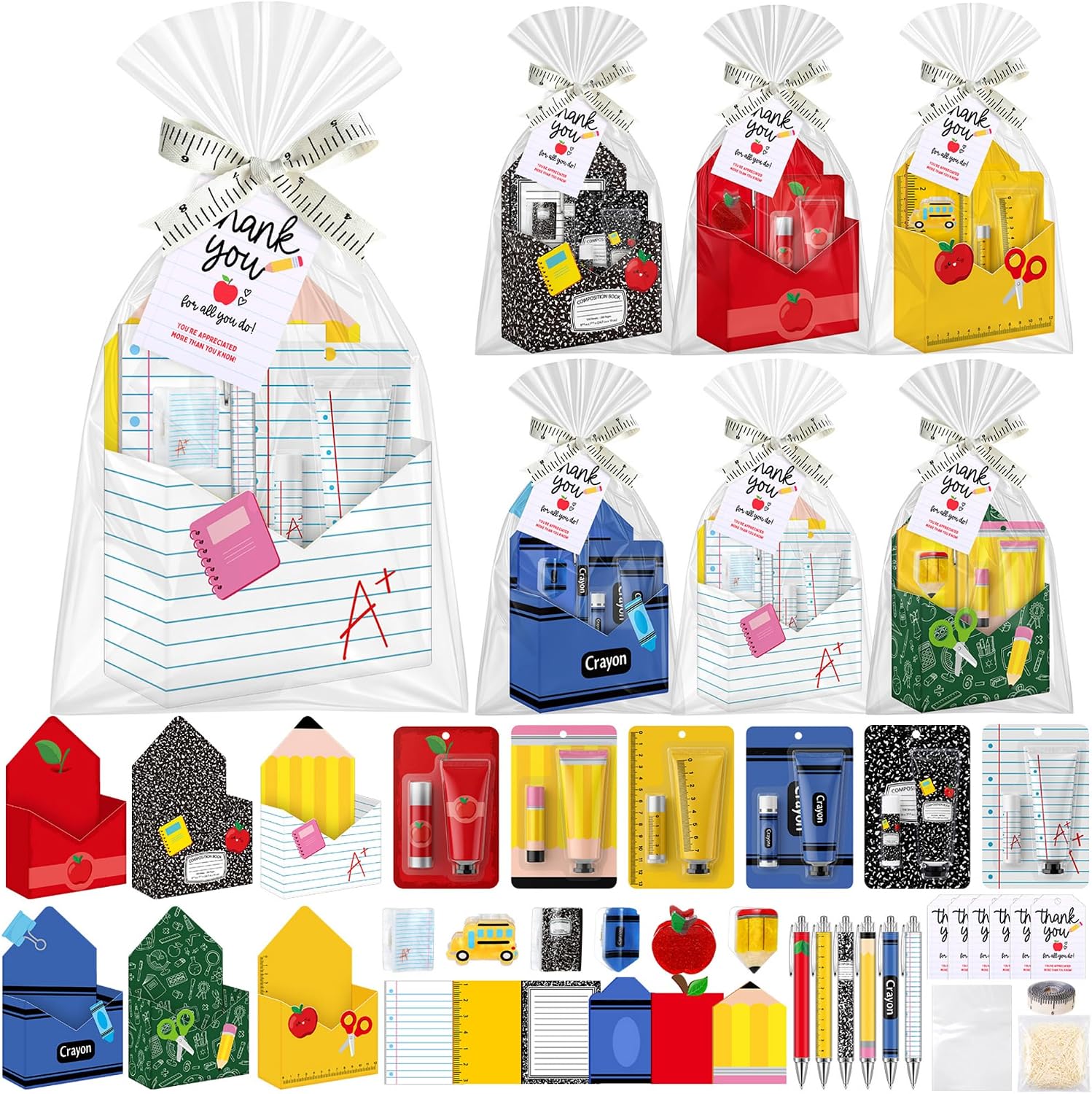 Back to School Teacher Appreciation Gifts Boxes, 6 Pack