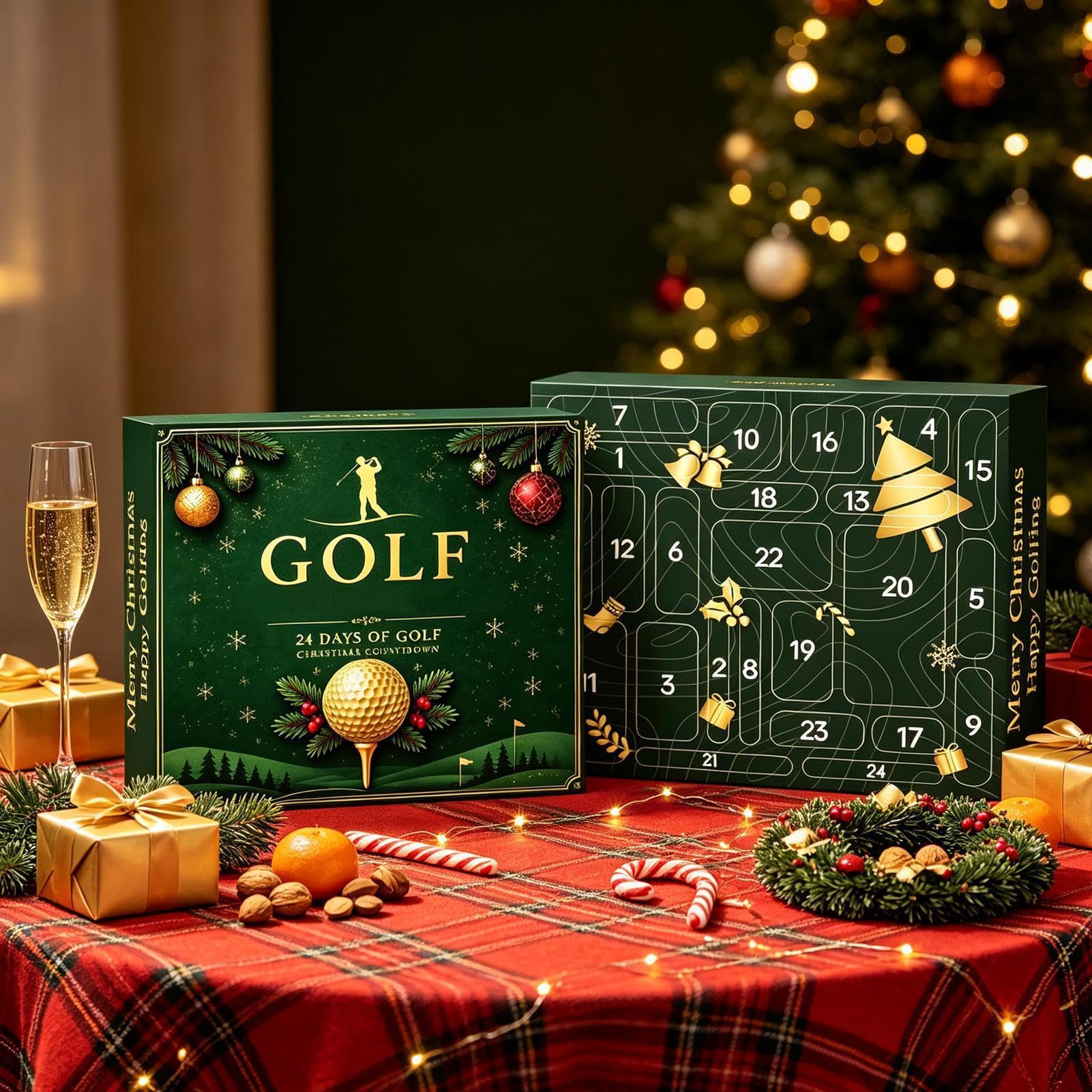 Calendario natalizio Golf Divot Repair Markers Tees