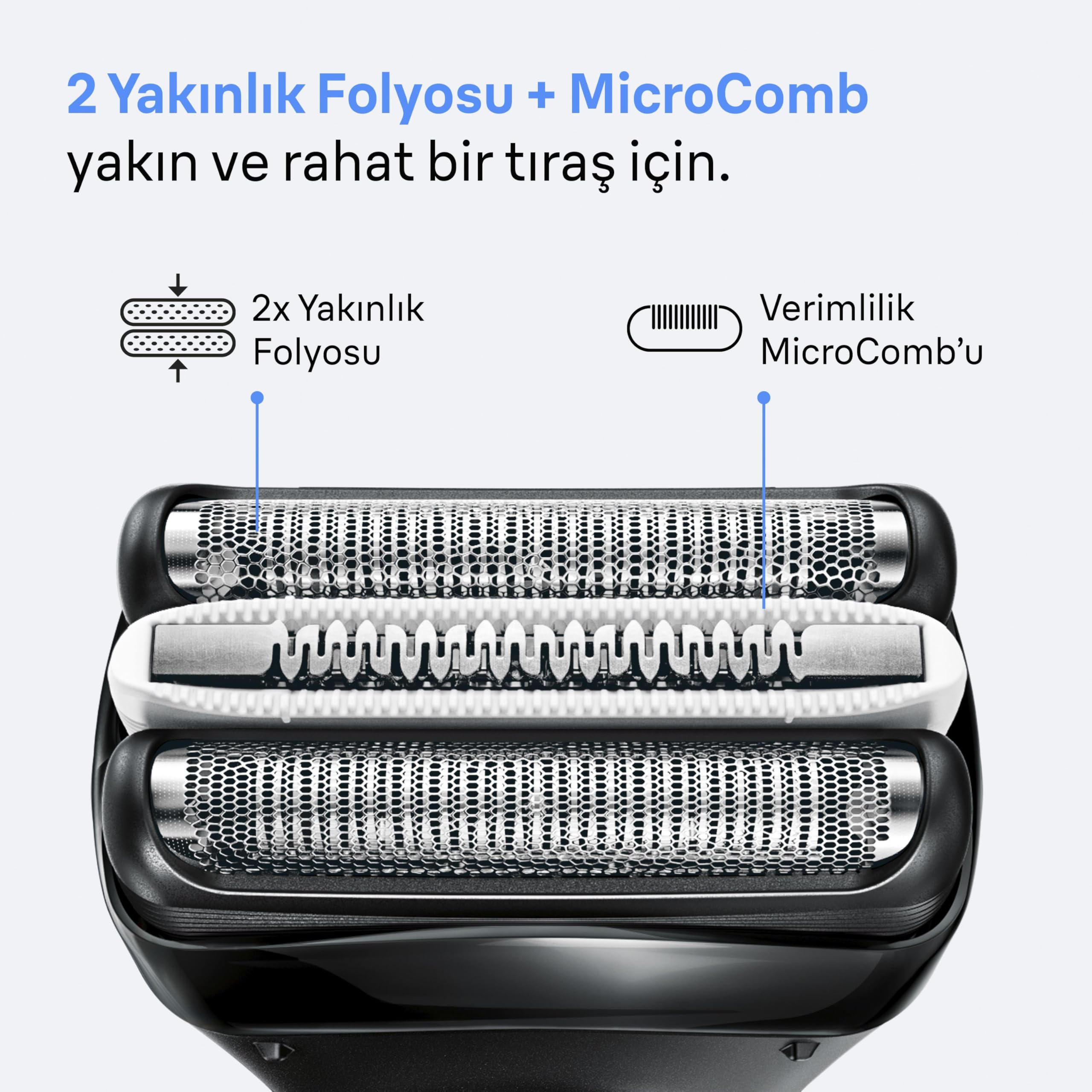 Braun Series 3+ Elektrikli Tıraş Makinesi Yedek Başlığı, 32B