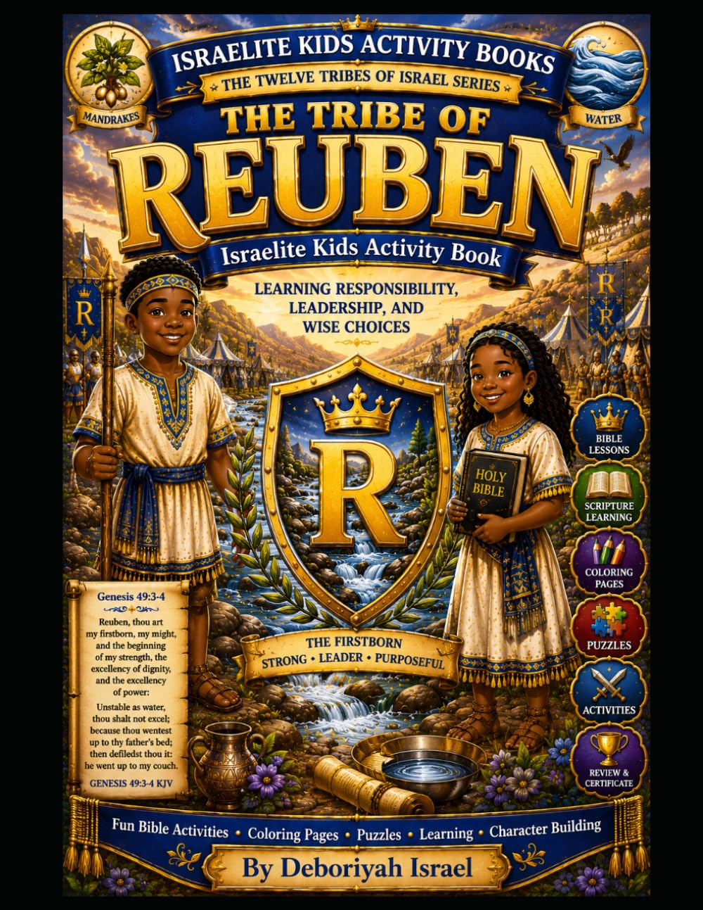 The Tribe of Reuben: Israelite Kids Activity Workbook (THE TWELVE TRIBES OF ISRAEL SERIES)