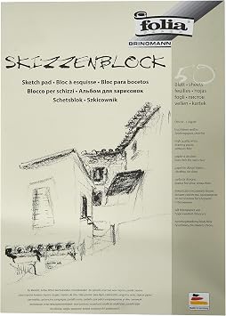 Folia 8304 Sketch Pad 120 g/M2 DIN A4 50 Sheets