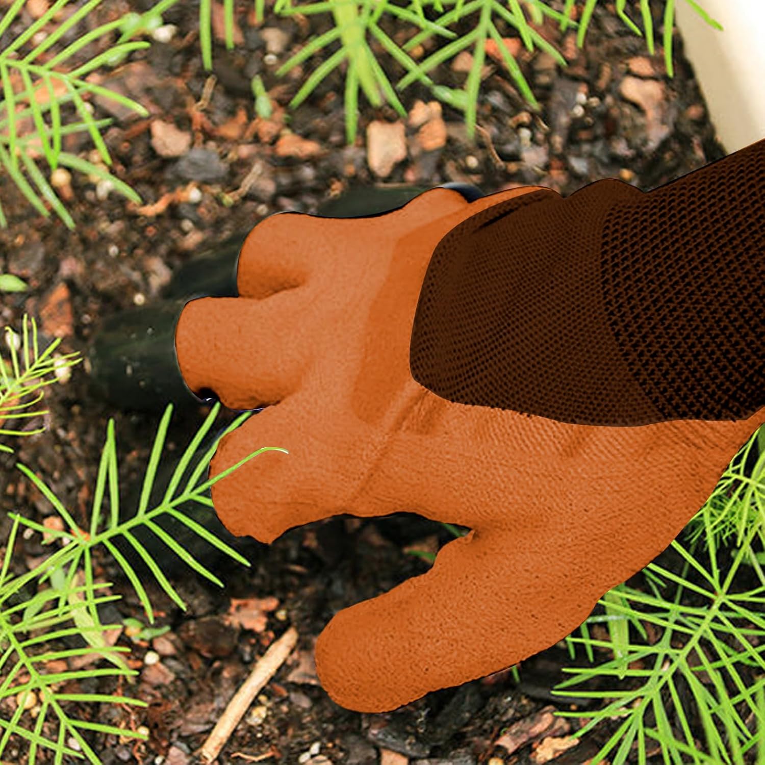 FONIRRA Garden Gloves With Claws 2 Pairs for Digging Weed Pulling Garden Finger Claws Gloves Outdoor Protective Work Gloves - Image 5