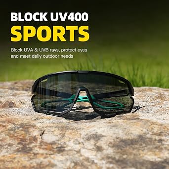SINSPORT Eyewear Sports Sunglasses Road Bike Sunglasses Frame Mountain Bike Glasses MTB Goggles Running Fishing Hiking Baseball