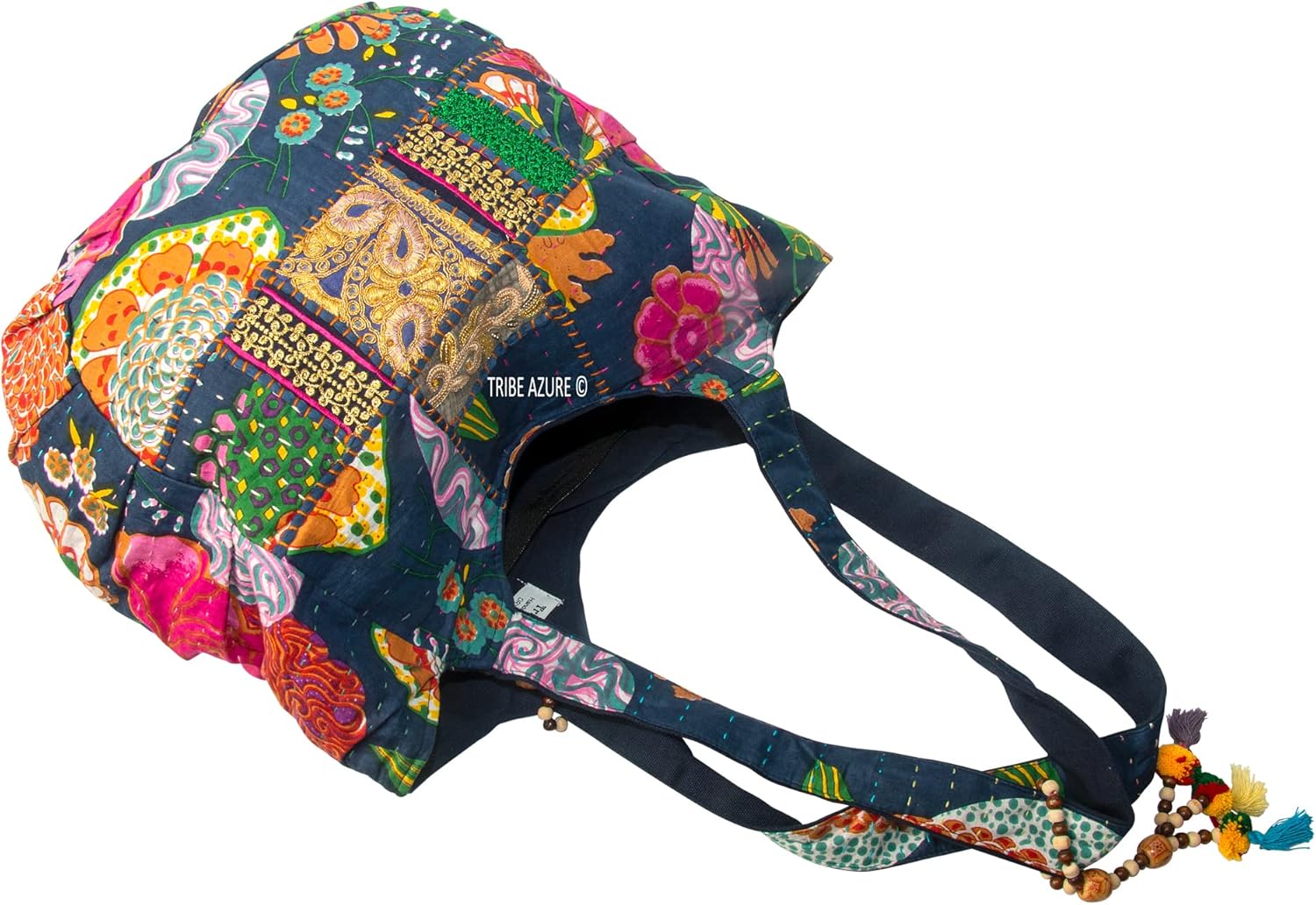 TribeAzure Large Embroidered Shoulder Bag Tote Comfortable Roomy Casual Fashion Market Grocery Everyday - Image 7