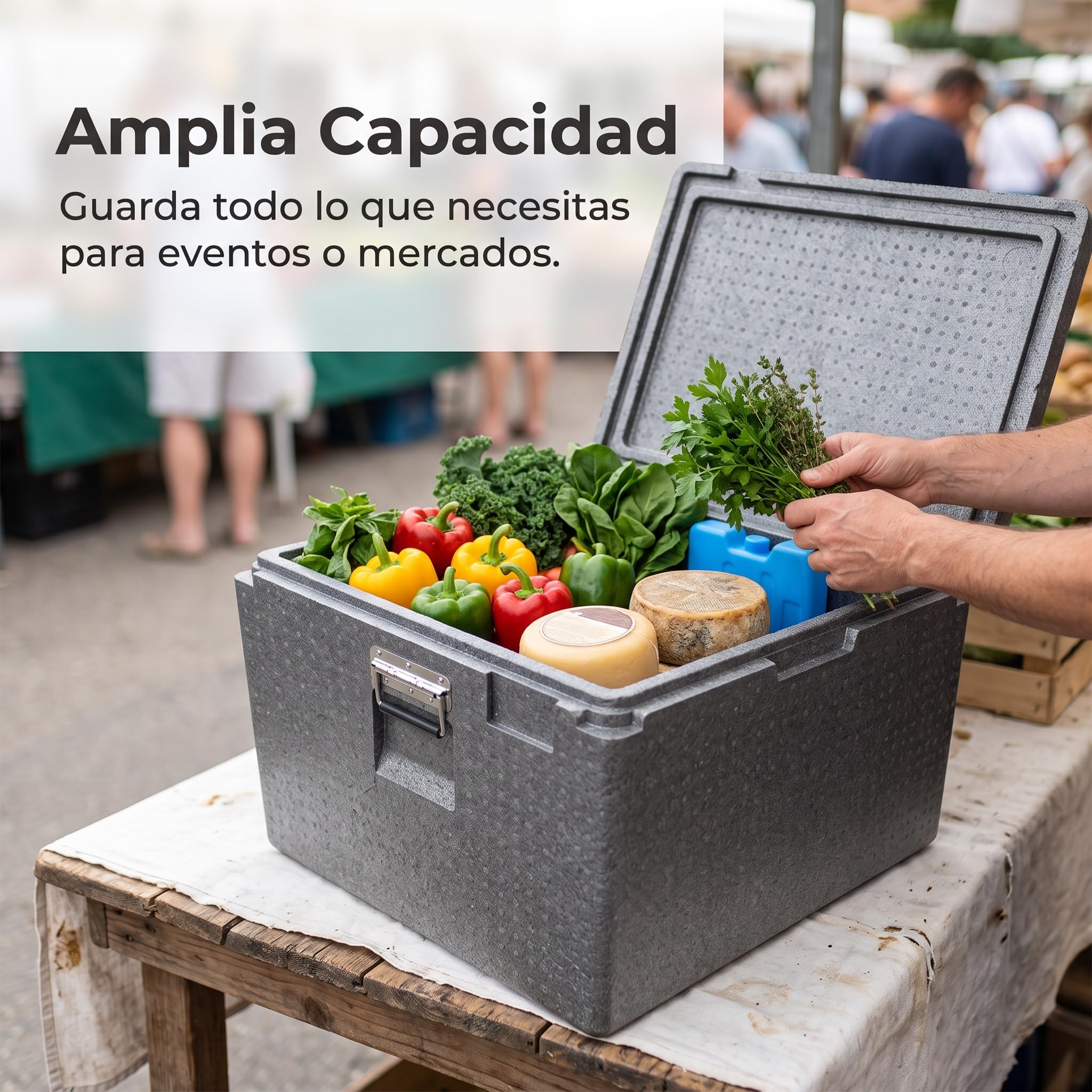 Contenitore Termico Isolante in per Alimenti, Cassa Termica Professionale per Catering e Consegne