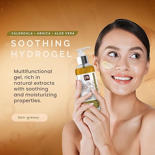Miniatura 3 de Pili Natural Hidrogel | Gel calmante para la piel facial y corporal con extractos de árnica, caléndula, centella asiática y aloe vera, hidratante
