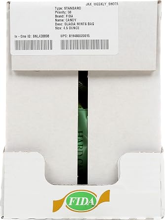 Fida Italian Hard Candy - Glacia Mints, 4.5oz