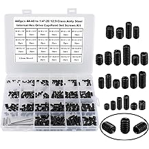 160-Piece 4-40 UNC Alloy Steel Socket Head Screw Assortment Set