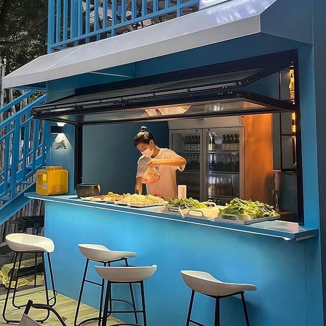 Aluminum Frame Up Down Foldable Sliding Windows, Mobile Home Windows wit...