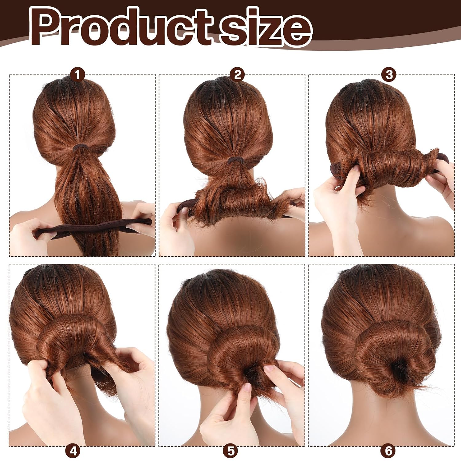 hair bun maker holder donut clip updo accessory sponge sock women french twist tool disk disc ballet hairnet dance long form roll twister piece messy padding cover braid pin magic scrunchie burger fil