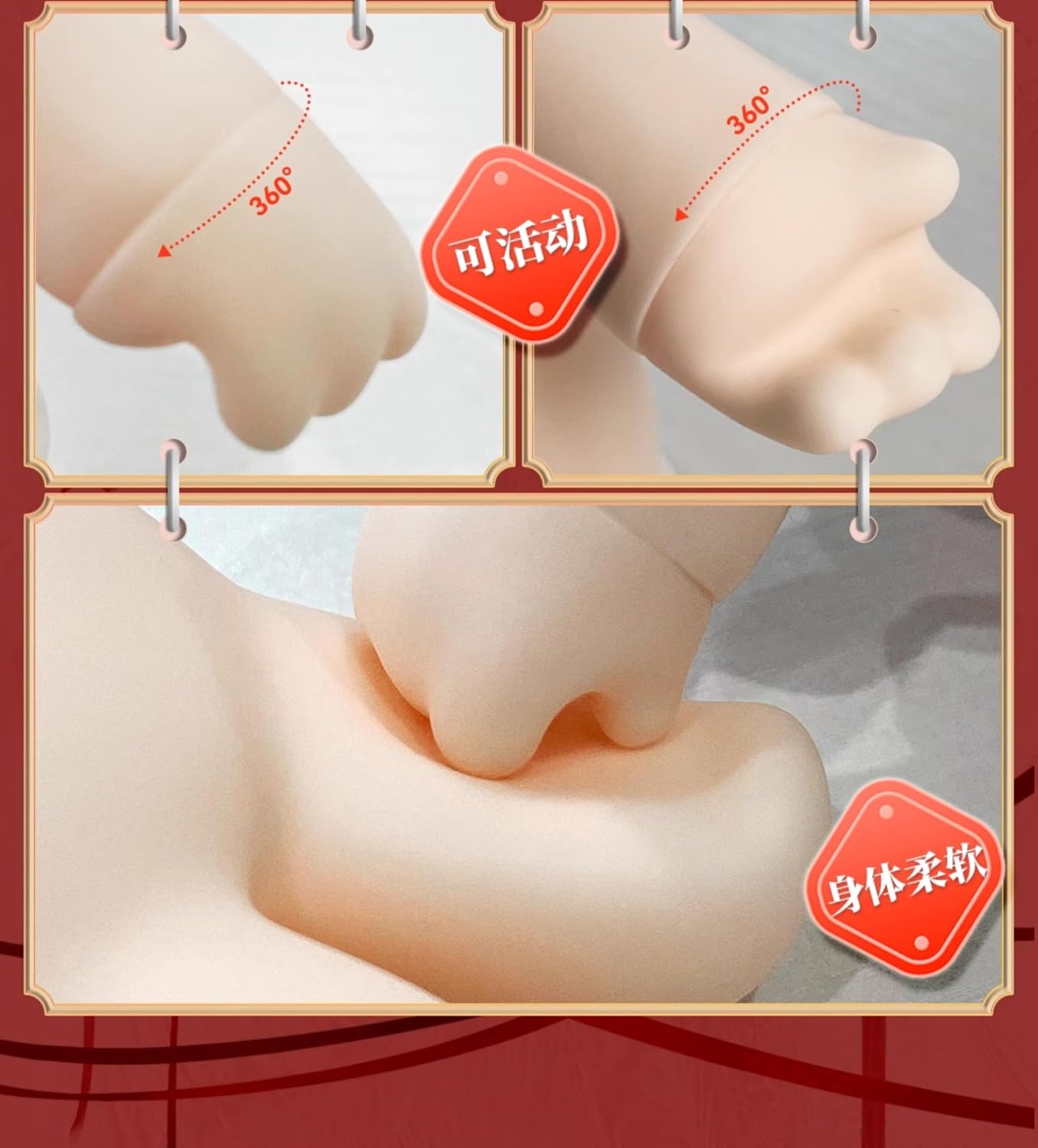 THE UNTAMED Mo Dao Zu Shi Figure Decorations,“Jotos”Doll,Animation Peripheral Products (Yi Ling Lao Zu)