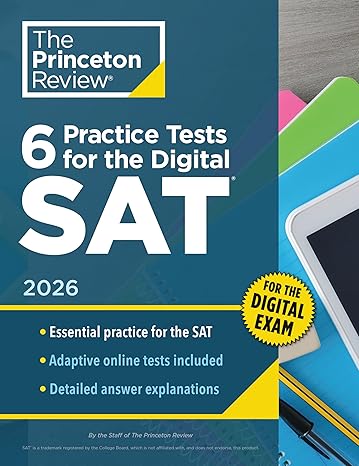 Amazon 6 Practice Tests For The Digital Sat 2026 In Book