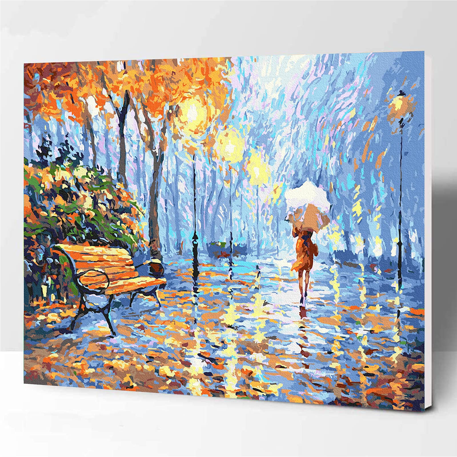 Kit Peinture Par Numéros Adulte Et Enfant – Toile Chat Napoléon, 5 Pinceaux, Peinture Acrylique Inclus