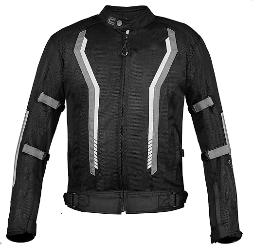 BIKING BROTHERHOOD XPLORER JACKET - Mesh Motorcycle Riding Jacket with Impact Protection | abrasion Resistance | Chest gua