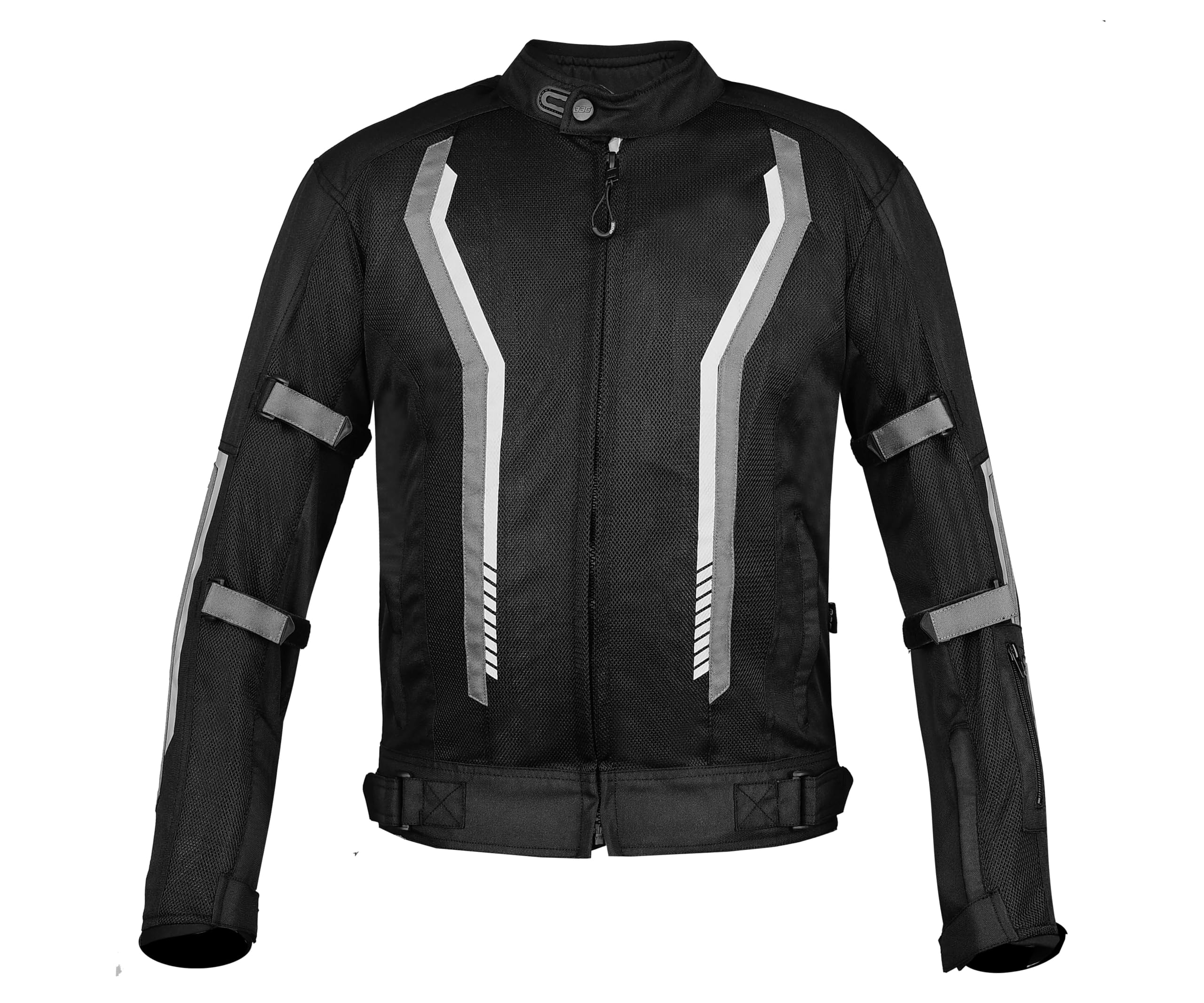 BIKING BROTHERHOOD XPLORER JACKET - Mesh Motorcycle Riding Jacket with Impact Protection | abrasion Resistance | Chest guard provision | Includes Thermal and Rain liner | Grey (XXL)-picture-18