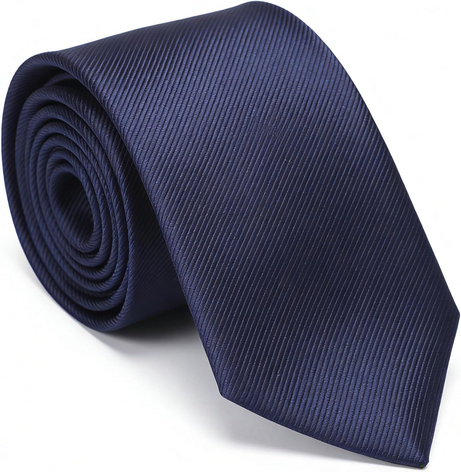 Mealah Classic Solid Color Ties Adjustable Formal Occasions Men Neckties for Wedding Business Party Casual