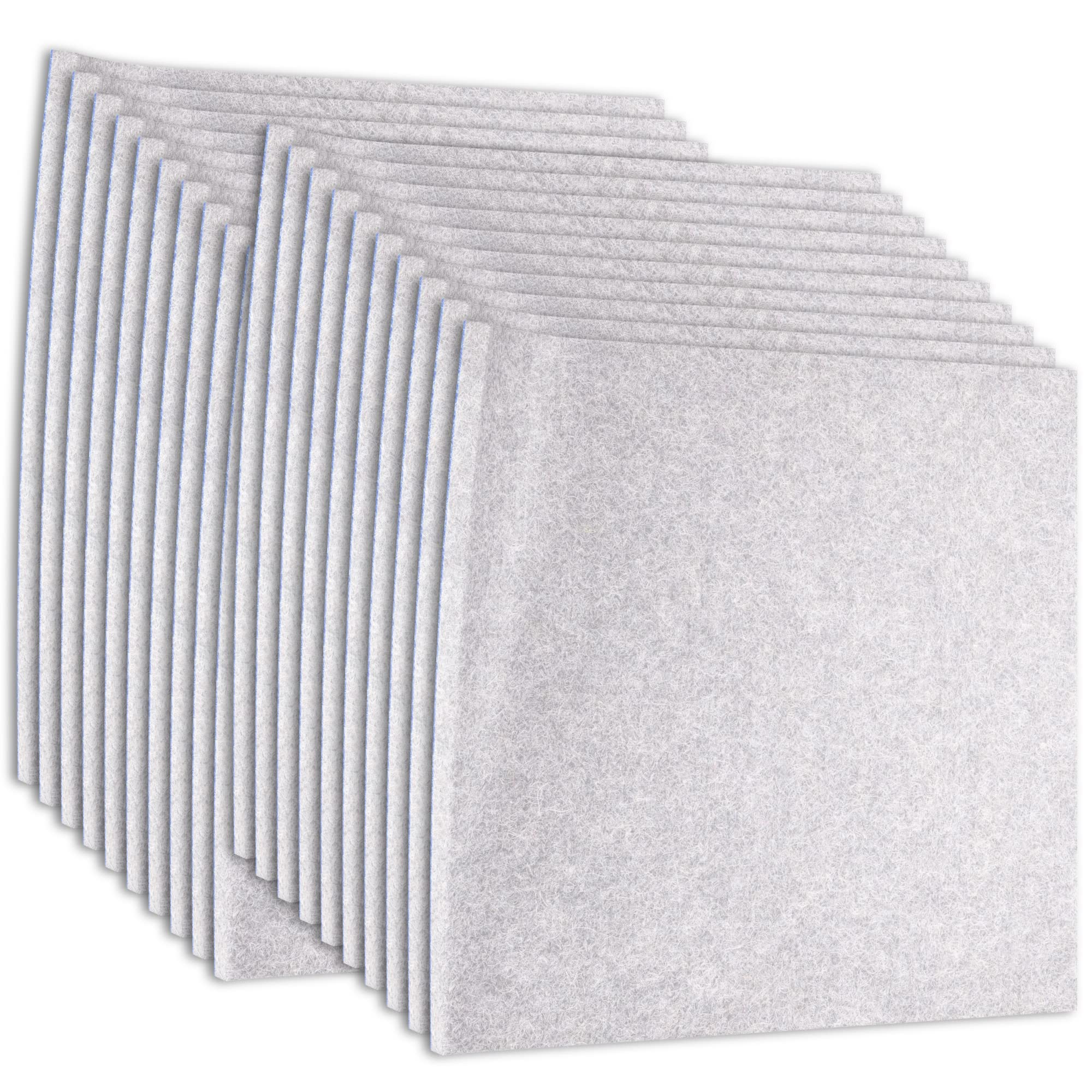 Filtres pour ventilateur de salle de bain format 238x238 mm pour remplacer un filtre encrassé de 17mm