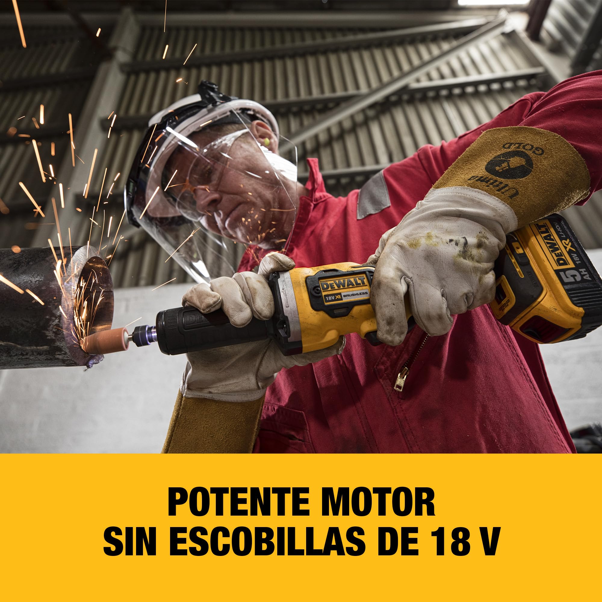 DEWALT Esmeriladora recta sin escobillas 18V XR, solo herramienta, DCG426N-XJ