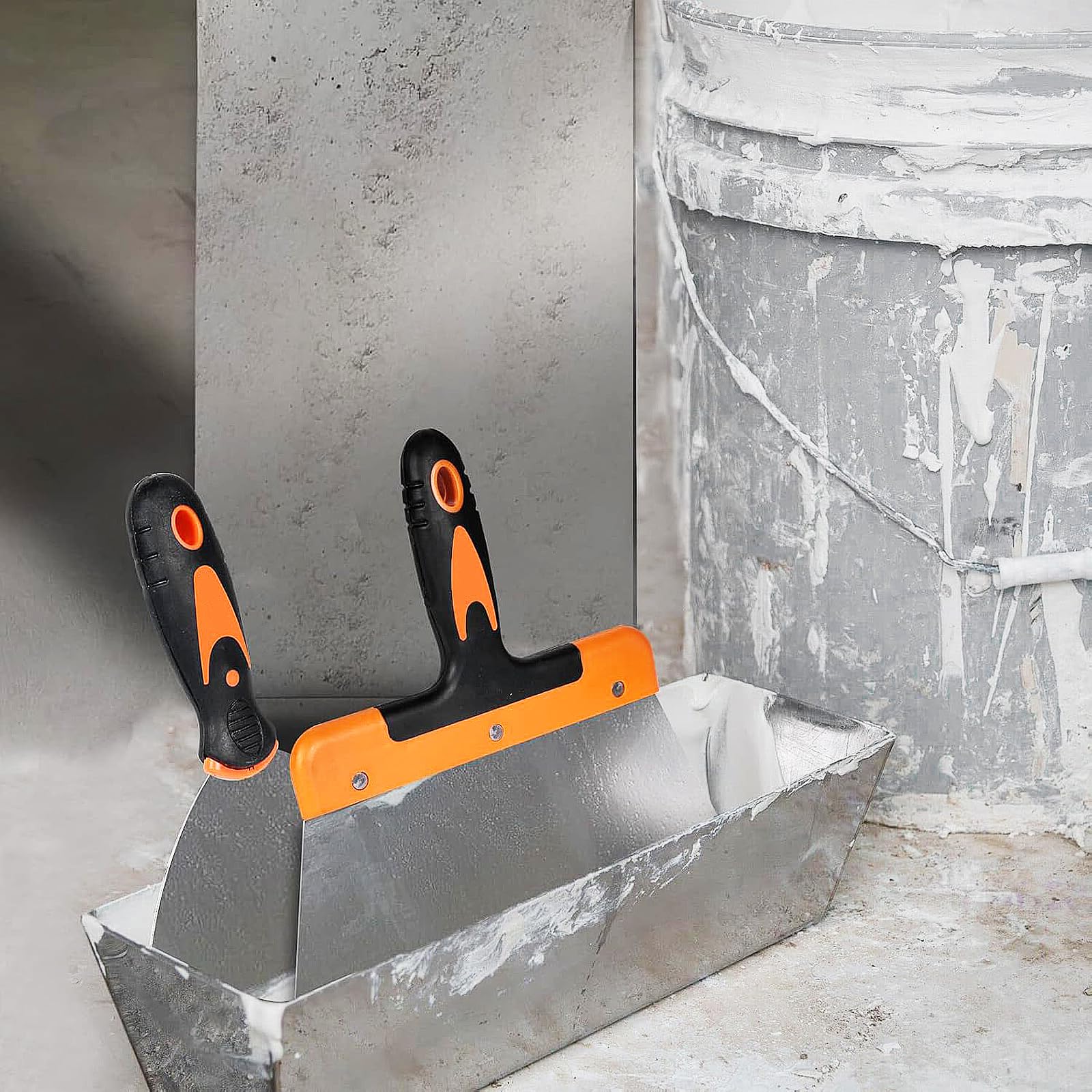 10 Piezas Espatula Masilla, Espátulas de Acero Inoxidable, Espátulas Para Pintura, Cuchillos de Masilla, Cuchillo de llenado Herramienta Multiusos para Masilla