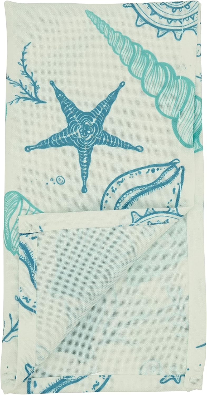 Seashell Design Table Napkins (Set of 4)