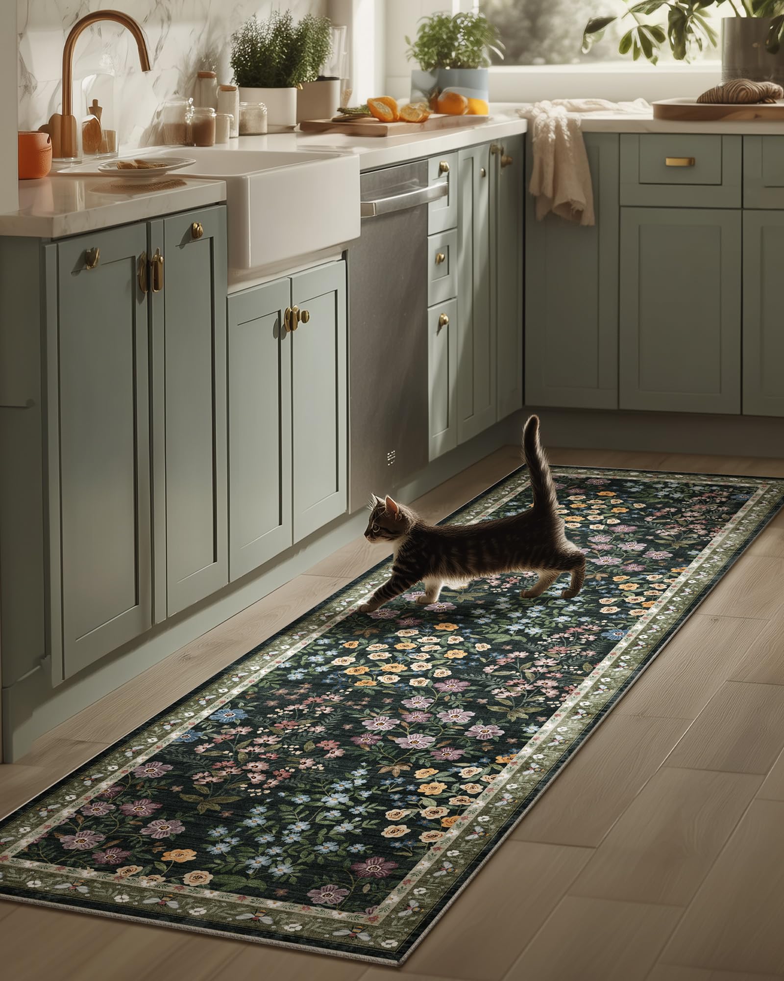 Palohom Washable 2.6x8 Runner Rug