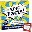 2026 Epic Facts Daily Desktop Calendar | Day To Day Tear Off Calendar with 365 Interesting Mental Floss Facts for Everyday of the Year, Fun Box Calendar Gift For Men or Women, Christmas Stocking Stuffer Gift for Home or Office
