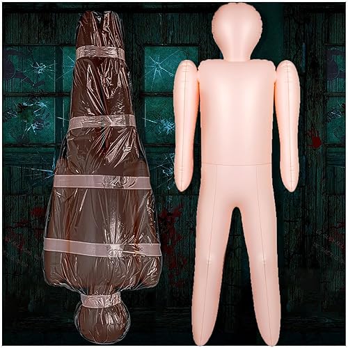 DecoraciĂłn de Halloween para vĂctimas muertas, accesorios de casa embrujada de Halloween de 60 pulgadas, cadáver falso aterrador en bolsa colgando DecoraciĂłn de Halloween para vĂctimas muertas, accesorios de casa embrujada de Halloween de 60 pulgadas, cadáver falso aterrador en bolsa colgando