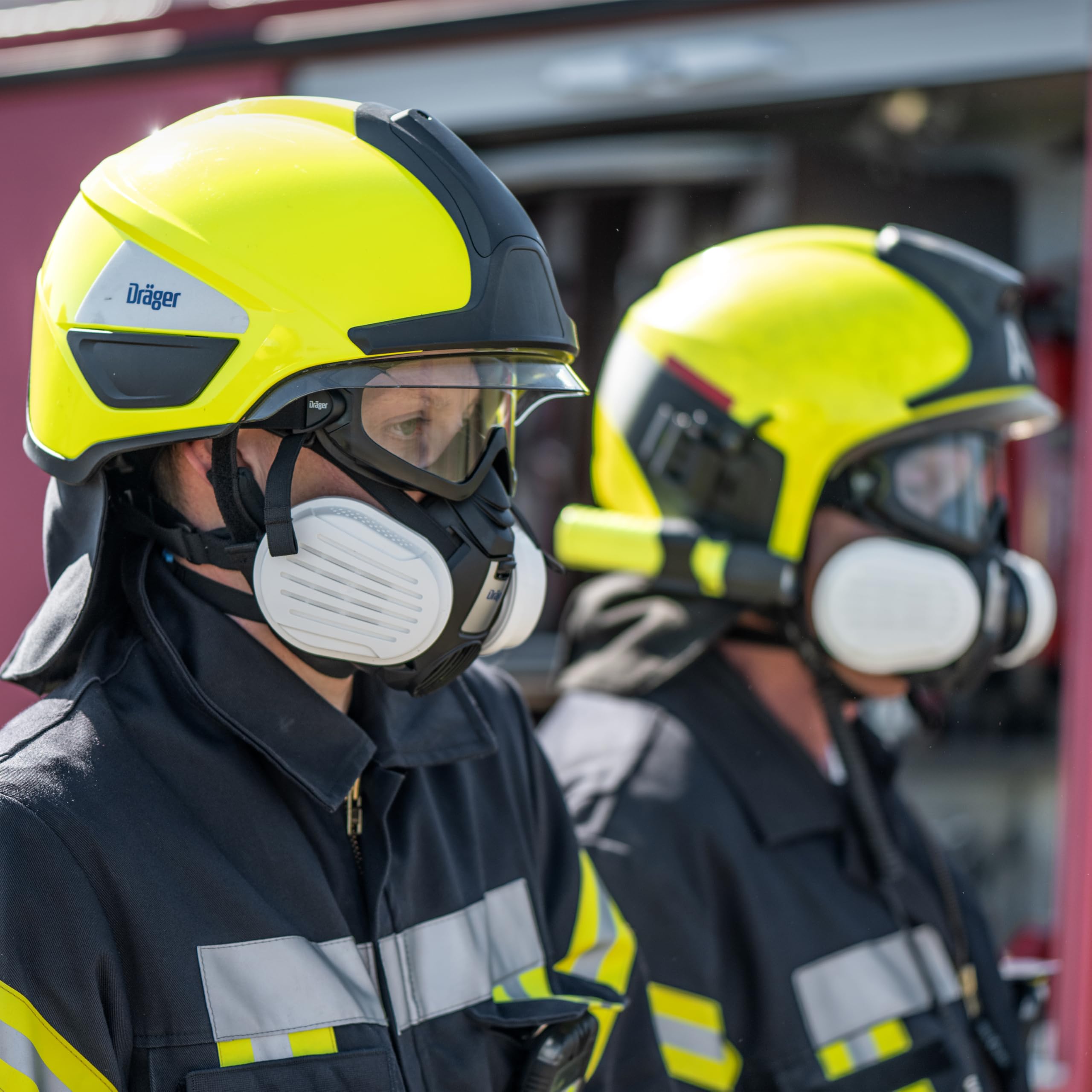 Dräger X-plore 3500 Kit di protezione respiratoria per incendi boschivi: Semimaschera + Filtro ABEK1Hg-P3 | Protezione da fumo e cenere durante gli incendi boschivi